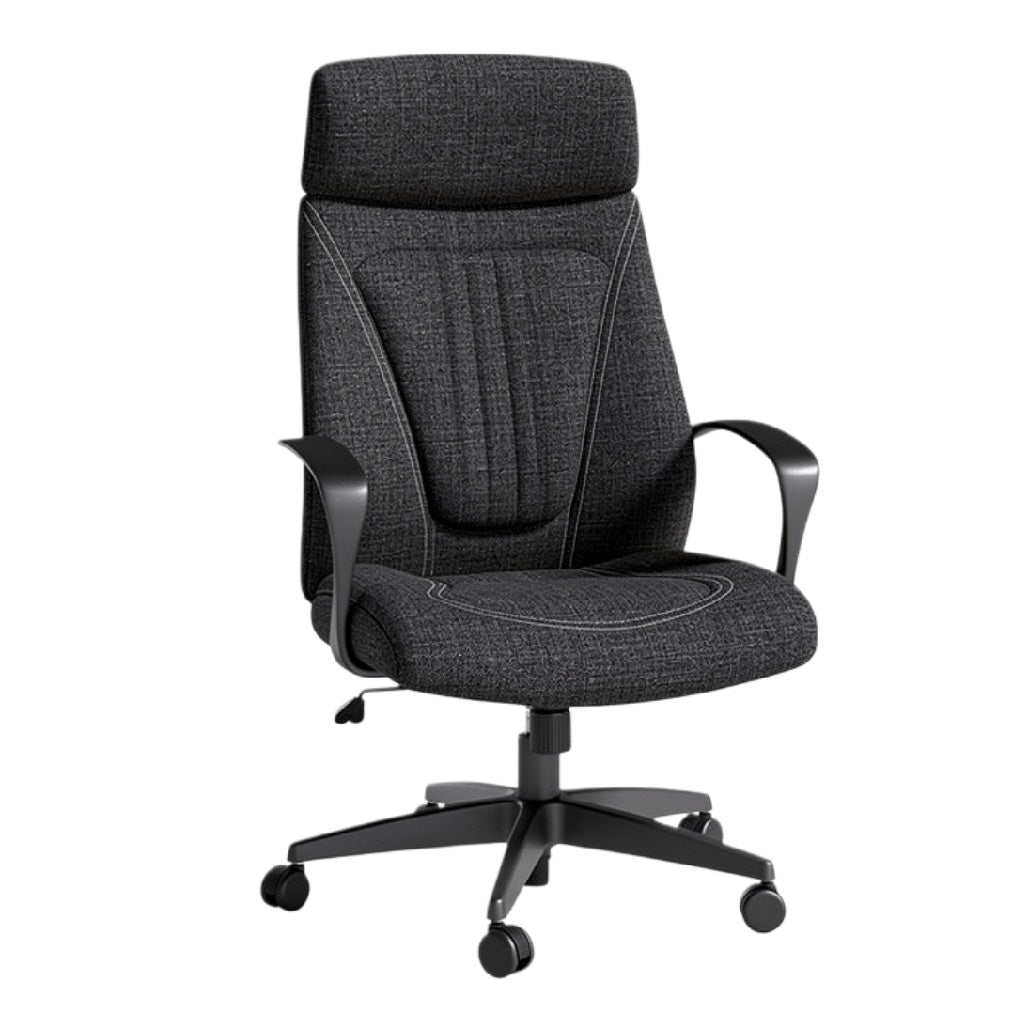 Ergonomische Zitstoel met Hoge Rugleuning en Wielen