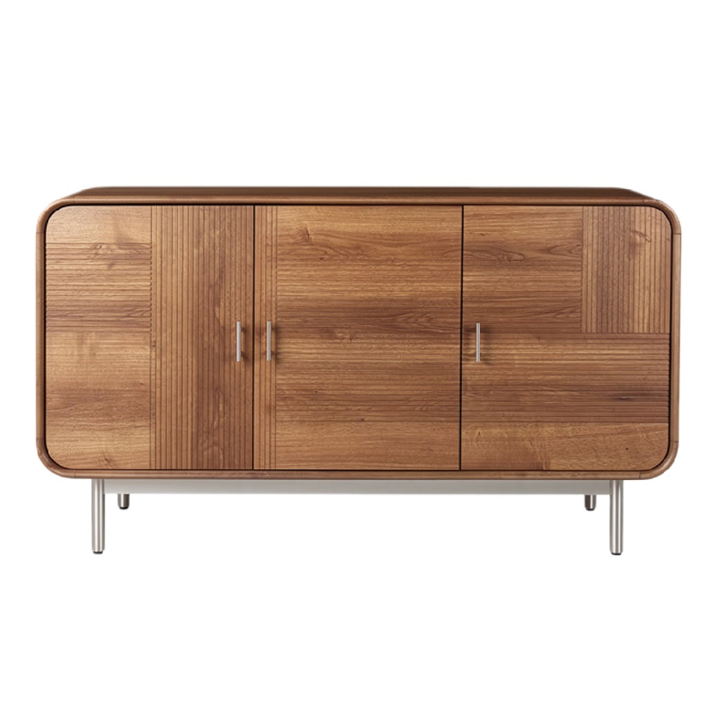 **Moderne Houten Dressoir met Vierdeuren**